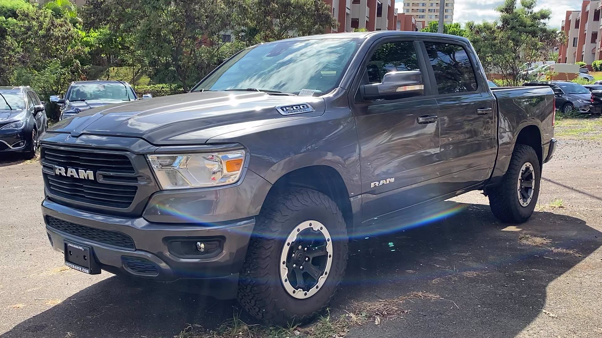 New 2020 RAM 1500 Big Horn 4x2 Crew Cab 5'7 Box w/ Lift, Tire and Rim ...